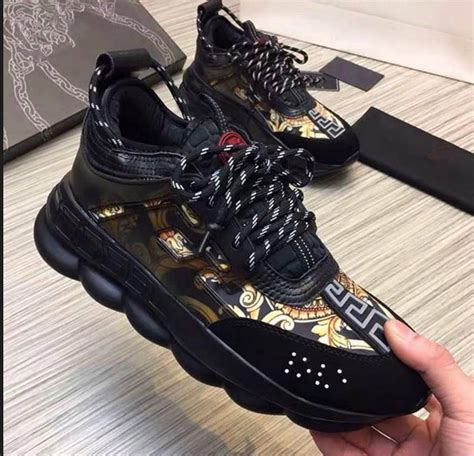 versace chain reaction black and yellow